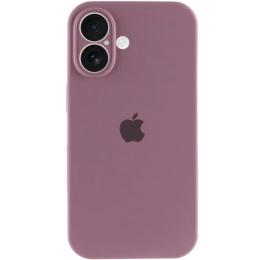 Чохол-накладка EpiK Silicone Case Full Camera Protective (AA) для Apple iPhone 16 (6.1) Lilac Pride