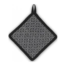 Прихватка кухонна KELA Gianna 12780 Black White з візерунком