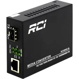 Медіаконвертер RCI RCI300S-GL (1G, SFP slot, RJ45, LFP, standart size metal case