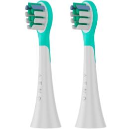 Насадка для електричної зубної щітки AENO ADBTH09Ms accessory Brush Head 2 pcs White Green (ADBTH9M)