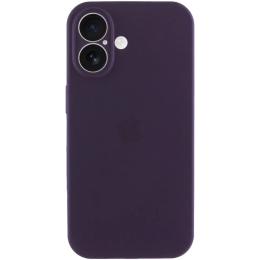 Чохол-накладка EpiK Silicone Case Full Camera Protective (AA) для Apple iPhone 16 (6.1) Elderberry