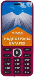 Кнопковий телефон Sigma mobile X-style 31 Power Type-C Purple