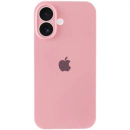 Чохол-накладка EpiK Silicone Case Full Camera Protective (AA) для Apple iPhone 16 Plus (6.7) Light Pink