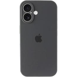 Чохол-накладка EpiK Silicone Case Full Camera Protective (AA) для Apple iPhone 16 Plus (6.7) Dark Gray
