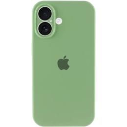 Чохол-накладка EpiK Silicone Case Full Camera Protective (AA) для Apple iPhone 16 Plus (6.7) Mint