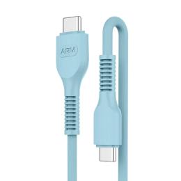 Дата-кабель ArmorStandart AR88 Type-C (тато) - Type-C (тато) 1 м Blue 3A