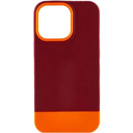 Чохол-накладка EpiK TPU+PC Bichromatic для Apple iPhone 13 Pro Burgundy Orange