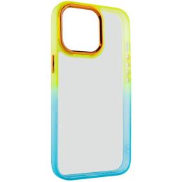 Чохол-накладка EpiK Fresh sip series для iPhone 13 Pro Max Turquoise Orange