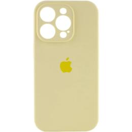 Чохол-накладка EpiK Silicone Case Full Camera Protective (AA) для Apple iPhone 16 Pro Max (6.9) Mellow Yellow