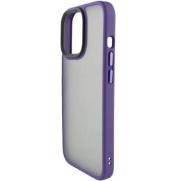 Чохол-накладка EpiK Metal Buttons для iPhone 13 Pro Max Dark Violet