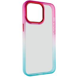 Чохол-накладка EpiK Fresh sip series для iPhone 13 Pro Max Turquoise Pink