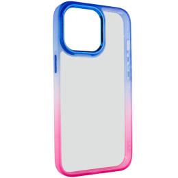 Чохол-накладка EpiK Fresh sip series для iPhone 13 Pro Max Pink Blue