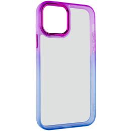 Чохол-накладка EpiK TPU+PC Fresh sip series для iPhone 12 Pro Max Blue Violet