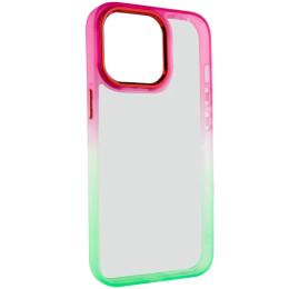 Чохол-накладка EpiK Fresh sip series для iPhone 13 Pro Max Pink Light Green