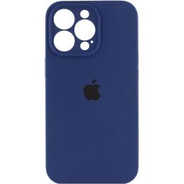 Чохол-накладка EpiK Silicone Case Full Camera Protective (AA) для Apple iPhone 16 Pro Max (6.9) Deep Navy