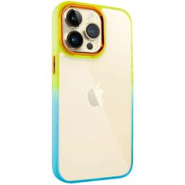 Чохол-накладка EpiK Fresh sip series для iPhone 13 Pro Turquoise Orange