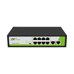 Світч ZKTeco ZK-PoE82N-120W Black 8 (PoE) + 2
