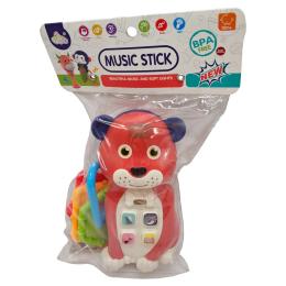 Інтерактивна іграшка Shantou Jinxing Plastics Co., LTD Телефончик 8116 Red 7,7*6*14,4 см