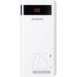 Зовнішній портативний акумулятор Romoss Sense8PF 30000mAh White 22.5W (PHP30-852-1735H)