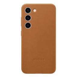 Чохол-накладка Samsung Leather Case Galaxy S911 S23 Camel