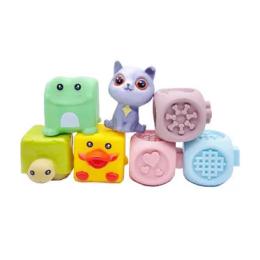 Іграшка для купання Bambi SCA97-2C тварини та фігури 7шт, бризгалка