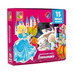 Магнітна гра Vladi Toys VT3206-53 театр Попелюшка Укр