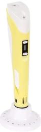 3D-ручка Bambi 3DPEN-3 DX008 Yellow з трафаретами