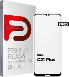 Захисне скло ArmorStandart Pro для Nokia C21 Plus Black