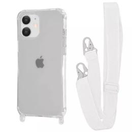 Чохол-накладка WAVE Clear Case with Strap iPhone 11 White