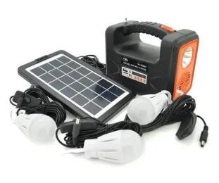 Ліхтар-прожектор Voltronic GS-902P Solar, радіо (внутр. антена)+ Bluetooth колонка
