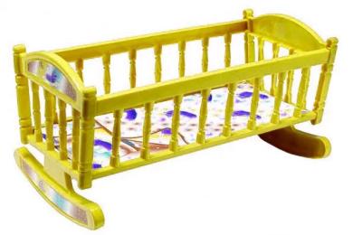 Іграшкові меблі для ляльок MToys S0013 Yellow гойдалка