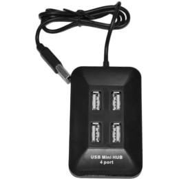 USB-хаб Atcom TD004 Black USB2.0, 4 port (10722)