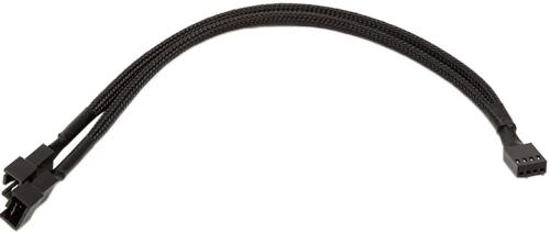 Кабель для компютерних комплектуючих PowerPlant 4-pin PWM - 2х4-pin PWM 0.23 м (CA913152) Розгалужу