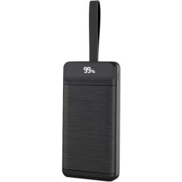 Зовнішній портативний акумулятор XO PR157 40000mAh Black QC22.5W PD20W