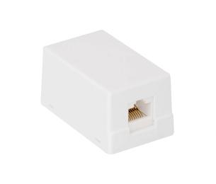 Розетка Tecro SFBX-01-RJ45 White Cat 5e