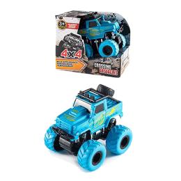 Іграшкова машинка Shantou Jinxing Plastics Co., LTD BY502-1 Blue Джип на великих колесах