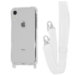 Чохол-накладка WAVE Clear Case with Strap iPhone Xr White