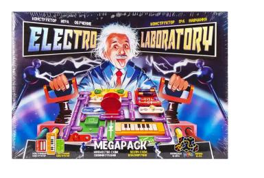 Конструктор Danko Toys ELab-01-04 електронний Electro Laboratory. Megapack