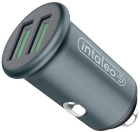 Автомобільний адаптер для телефона Intaleo CCG482 Black (1283126521553)