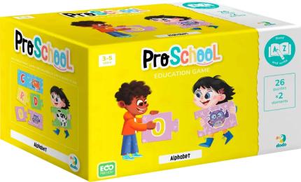 Пазл DoDo 301226 навчальна гра Англійська абетка 52 елементи