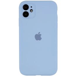 Чохол-накладка EpiK Silicone Case Full Camera Protective (AA) для Apple iPhone 12 (6.1) Lilac Blue
