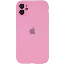 Чохол-накладка EpiK Silicone Case Full Camera Protective (AA) для Apple iPhone 12 (6.1) Light Pink