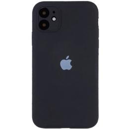 Чохол-накладка EpiK Silicone Case Full Camera Protective (AA) для Apple iPhone 12 (6.1) Black