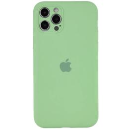 Чохол-накладка EpiK Silicone Case Full Camera Protective (AA) для Apple iPhone 13 Pro (6.1) Mint