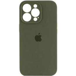 Чохол-накладка EpiK Silicone Case Full Camera Protective AA Apple iPhone 14 Pro (6.1) Dark Olive