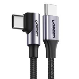 Дата-кабель Ugreen US255 USB Type-C (тато) - USB Type-C (тато), 3m Black Gray (80714)
