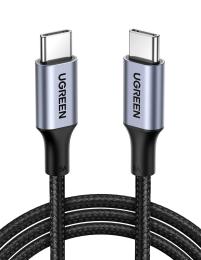 Дата-кабель Ugreen US316 USB Type-C (тато) - USB Type-C (тато), 3m Black (90120)