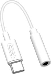 Перехідник XO NB-R161 Audio Adapter Type-C to 3.5 мм White