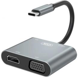 USB-хаб XO HUB001 Black 4 in 1