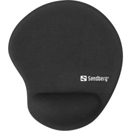 Килимок для мишки Sandberg Gel Mousepad with Wrist Rest Black 230х200х2мм (820-98)